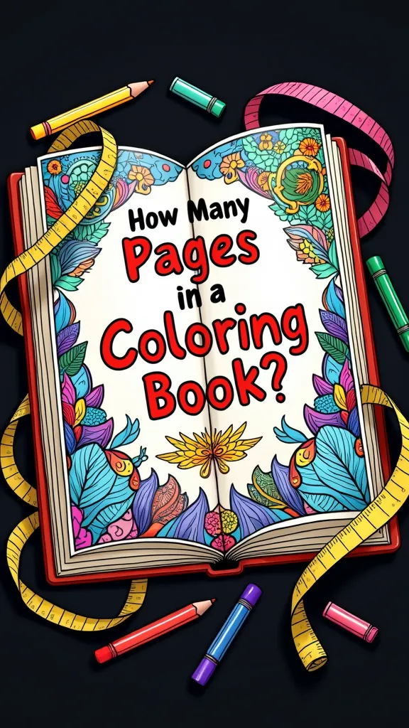 how many pages in a coloring book